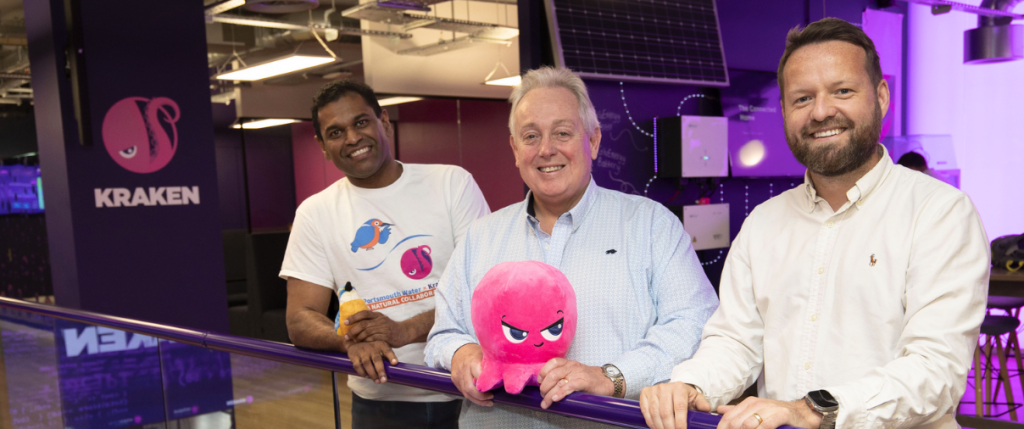 Bob Taylor, Matt Hamilton and Deepak Ravindran at Kraken Office